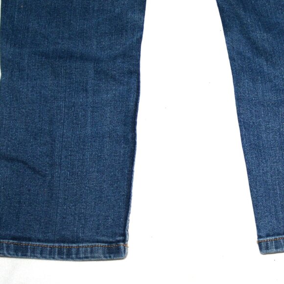 SIZE 8 SLIM KIDS DENIM BLUE JEANS BOYS RELAXED FIT ADJUSTABLE WAIST POCKETS EUC - Picture 13 of 14
